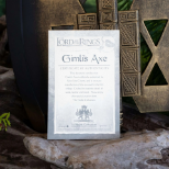 NOBLE COLLECTION - LORD OF THE RINGS - THE AXE OF GIMLI