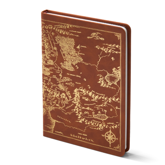 NOBLE COLLECTION - LORD OF THE RINGS - MAP OF MIDDLE EARTH beležka