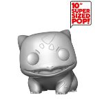FUNKO POP GAMES: POKEMON - BULBASAUR 10" (SILVER METALIC)