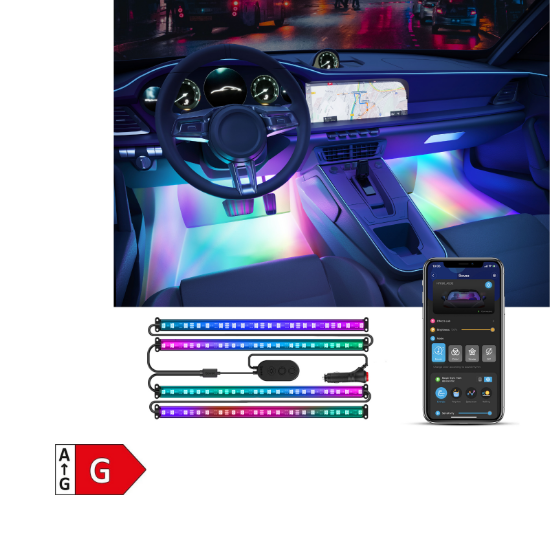 GOVEE Interior Car LED Strip Lights