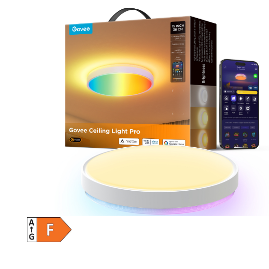 GOVEE RGBWW + RGBIC Smart Ceiling Light 38cm