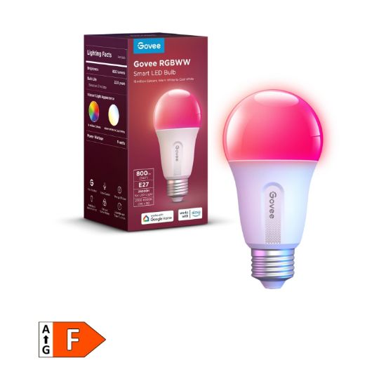 GOVEE RGBWW Smart LED Bulb E27 800LM