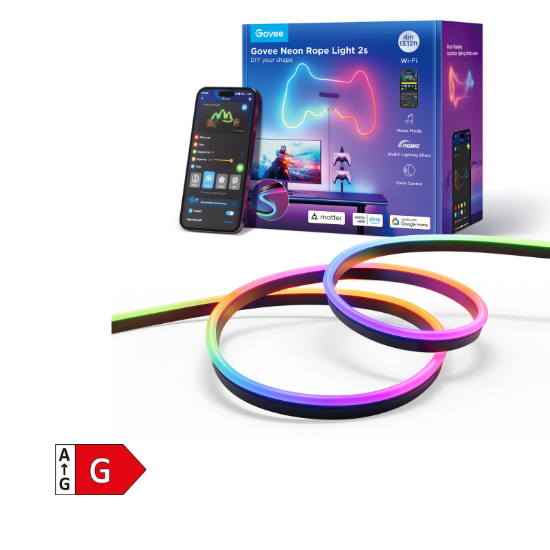 GOVEE Neon Rope Light 2S Black 4m