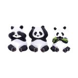 NEMESIS NOW Three wise pandas figurica