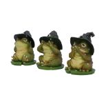 NEMESIS NOW THREE WISE TOADS figure 10.3CM