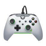PDP XBOX WIRED CONTROLLER WHITE - NEON belo zelene barve