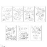 KINGDOM HEARTS POSTCARD SET B ILLUSTRATED BY TETSUYA NOMURA razglednice