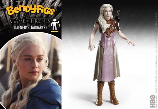 NOBLE COLLECTION Bendyfig Game of Thrones Daenerys Targaryen figurica