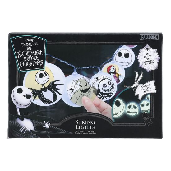 PALADONE Nightmare Before Christmas String Lights With Sticker dekorativne lučke