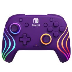 PDP SWITCH 2 & 1 BREZŽIČNI KONTROLER AFTERGLOW WAVE - VIJOLIČNE BARVE