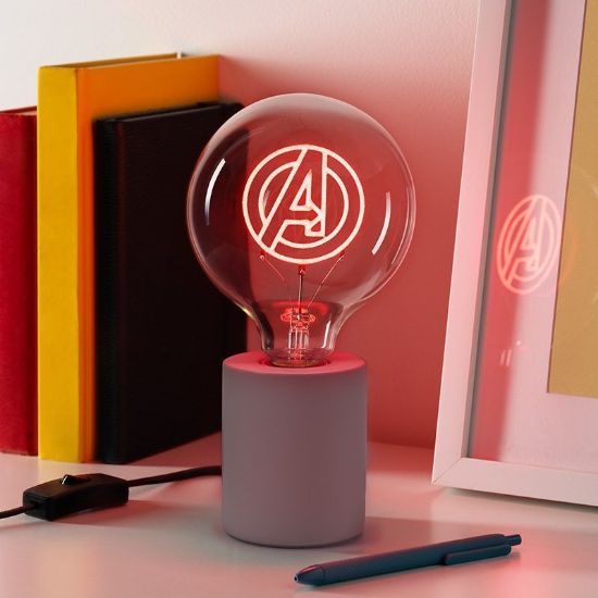 PALADONE Marvel Avengers LED neon bulb namizna svetilka