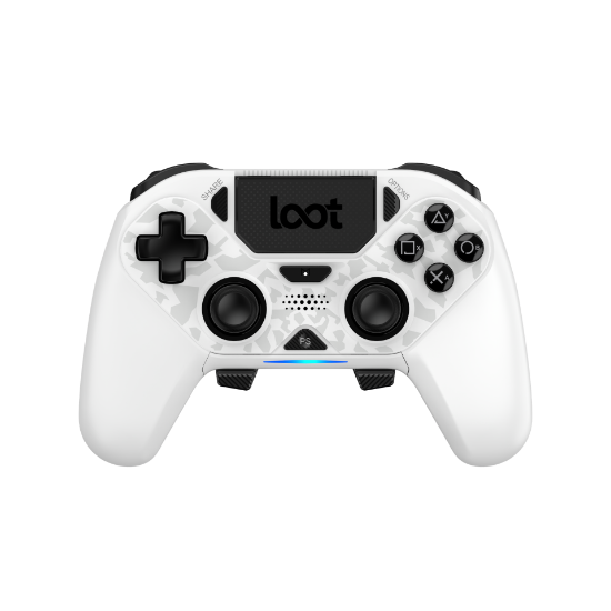 LOOT BREZŽIČNI KONTROLE ZA PS4/SWITCH/PC/MOBILE - BELE BARVE