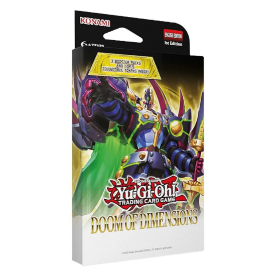 YU-GI-OH! TCG: DOOM OF DIMENSIONS - TUCKBOX (3 paketi)