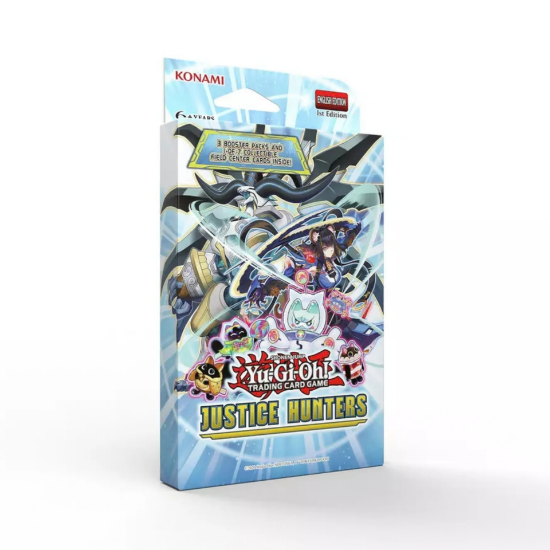 YU-GI-OH! TCG: JUSTICE HUNTERS - TUCKBOX (3 paketi)
