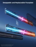 GOVEE Gaming Wall Light Swapable Faceplates With Line Pattern 2 Pack