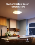 GOVEE RGBWW + RGBIC Smart Square Ceiling Light 30cm