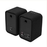 HOUSE OF MARLEY UPLIFT BT BOOKSHELF SPEAKERS SIGNATURE BLACK