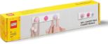 LEGO WALL HANGER RACK PINK - DARKPINK - LILAC STENSKI OBEŠALNIK