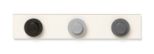 LEGO WALL HANGER RACK BLACK - LIGHT GRAY - GRAY STENSKI OBEŠALNIK
