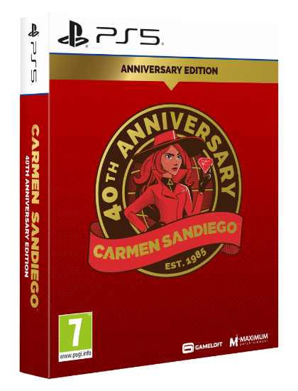 Carmen Sandiego 40th Anniversary Edition (Playstation 5)