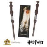 NOBLE COLLECTION Harry Potter Dumbledore wand pisalo in bookmark