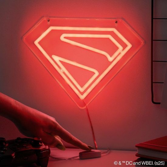 PALADONE Superman LED neon stenska svetilka