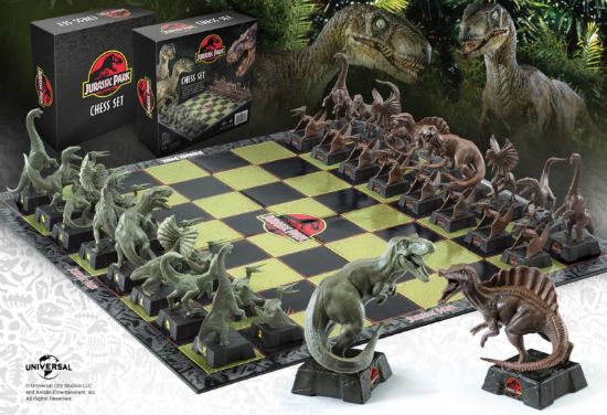NOBLE COLLECTION Universal Jurassic Park šah