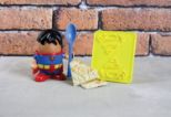 PALADONE DC Comics Superman Egg Cup and Toast Stamp set za zajtrk