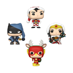 FUNKO POCKET POP: DC HOLIDAY - TREE HOLIDAY BOX 4-PACK