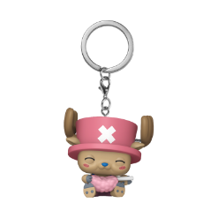 FUNKO POP KEYCHAIN: ONE PIECE - CHOPPER WITH COTTON CANDY