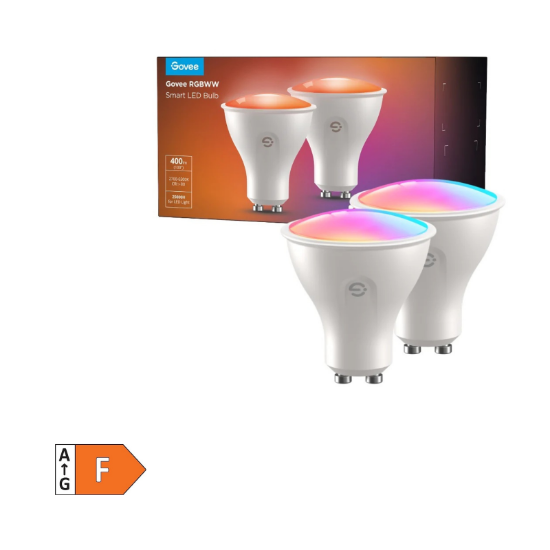 GOVEE RGBWW Smart LED Bulb GU10 400LM 2 Pack