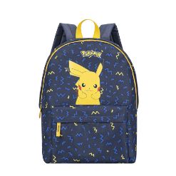 POKEMON - PIKACHU - JUNIOR nahrbtnik 43CM modre barve