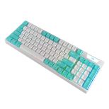 MARVO KG972W RGB brezžična mehanska tipkovnica belo-modre barve