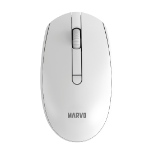MARVO OFFICE WS005 HR WH brezžični komplet tipkovnice in miške bele barve - SLO/HR LAYOUT