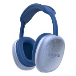 MOYE STELLAR BT slušalke z mikrofonom - modre barve
