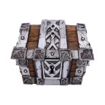 NEMESIS NOW World of Warcraft silverbound treasure chest dekorativna škatlica