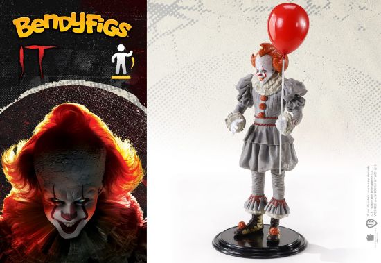 NOBLE COLLECTION Bendyfig IT Pennywise figurica