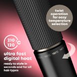 REVAMP EFFORTLESS CURLS - LONG TONG TO-1250 KODRALNIK Z EKSTRA DOLGIM VALJEM