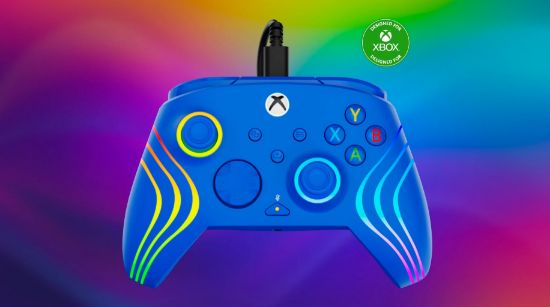 TURTLE BEACH XBOX AFTERGLOW WAVE žični kontroler modre barve