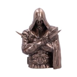 NEMESIS NOW ASSASSIN'S CREED® EZIO BUST BRONZE figura 30CM