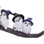 NEMESIS NOW FEATHERED BROOMSTICK figura 26CM