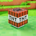 PALADONE Minecraft TNT namizna svetilka z zvočnimi učinki