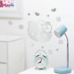 PALADONE Hello Kitty mirror stenske nalepke