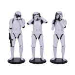 NEMESIS NOW Three wise Stormtrooper figurica