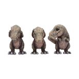 NEMESIS NOW Three wise Tyrannosaurus Rex figurica