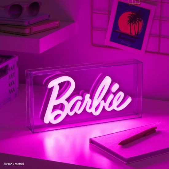 PALADONE Barbie LED neon namizna svetilka