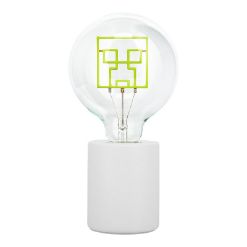PALADONE Minecraft creeper LED neon bulb namizna svetilka