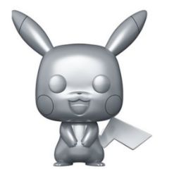 FUNKO POP JUMBO: POKEMON - PIKACHU (SILVER METALIC)