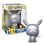 FUNKO POP JUMBO: POKEMON - PIKACHU (SILVER METALIC)