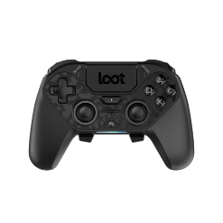 LOOT BREZŽIČNI KONTROLER ZA PS4/SWITCH/PC/MOBILE - ČRNE BARVE